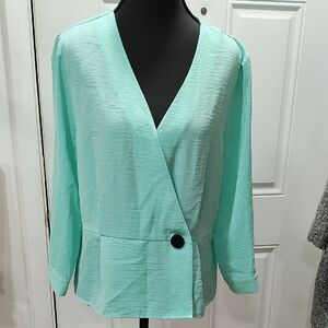 Vince Camuto Mint Green Blouse